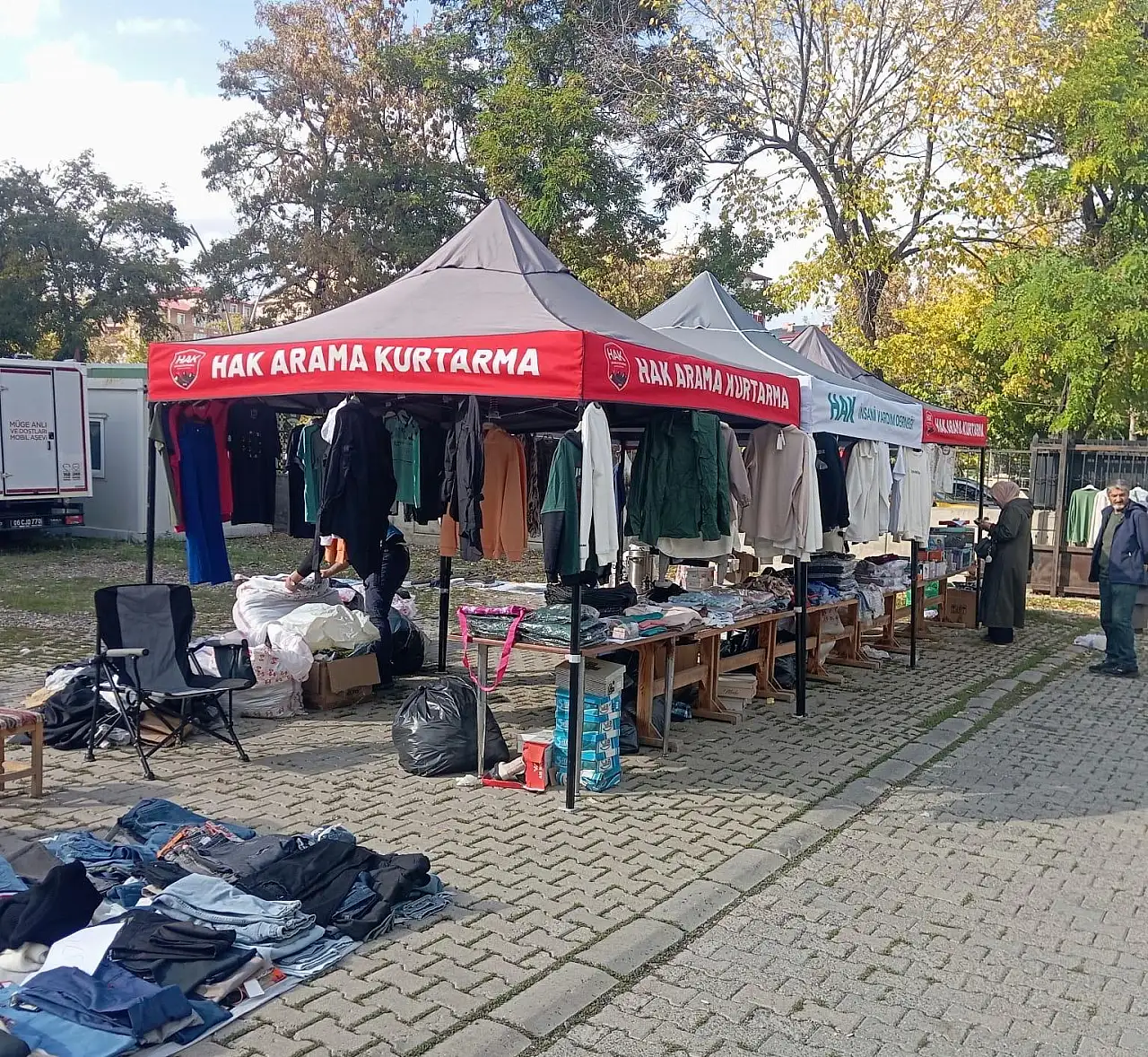 Ağrı'da Gazze için iki gün sürecek yardım kermesi kuruldu