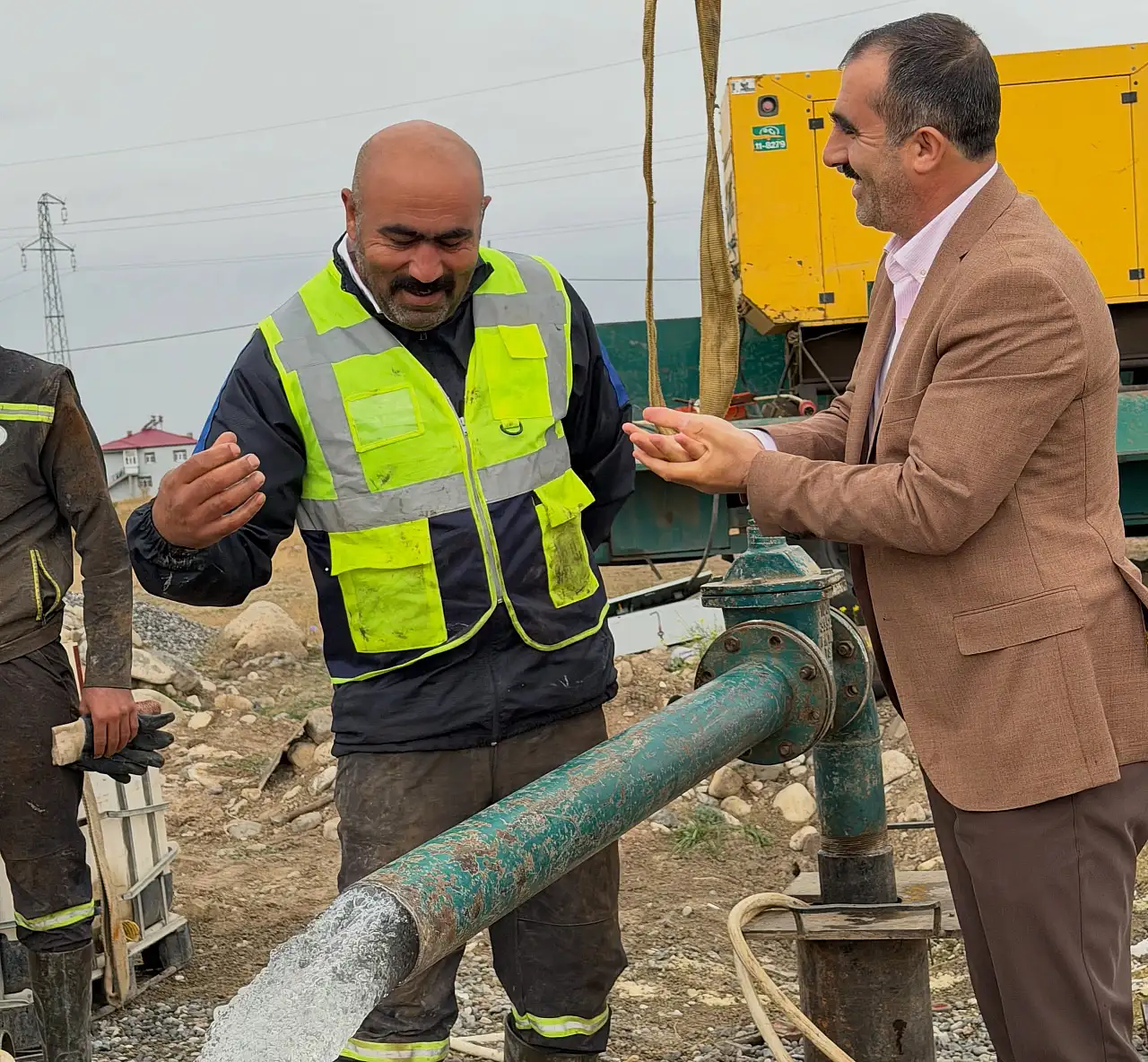 Taşlıçay'da saniyede 20 litre su sağlayacak yeni kaynak bulundu