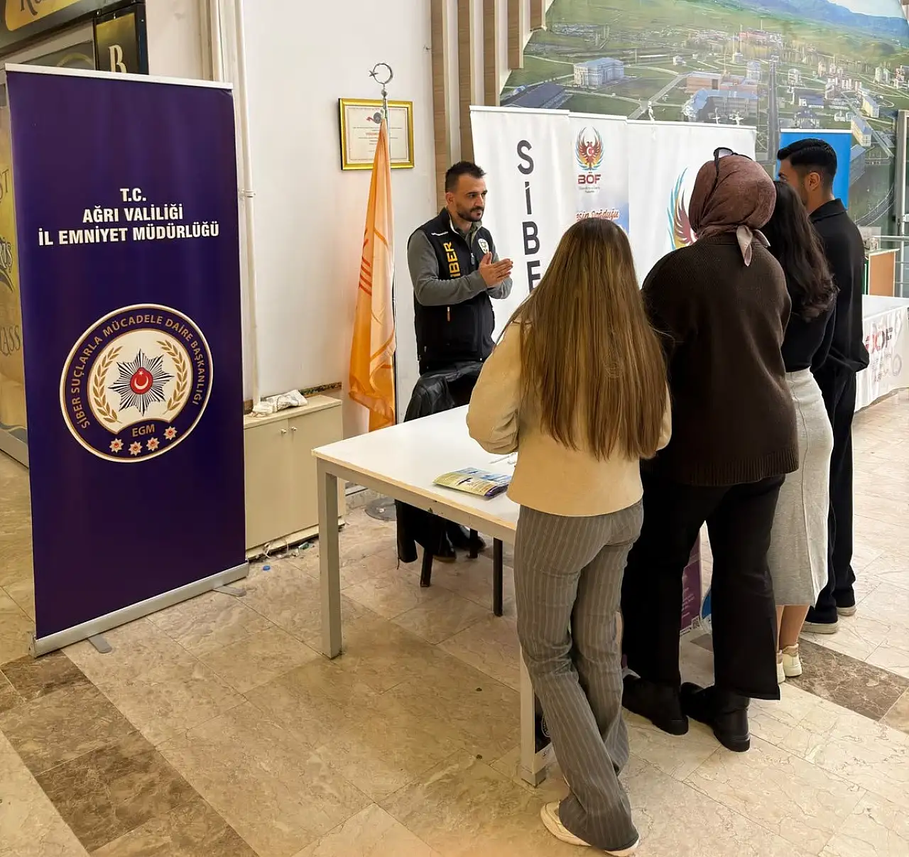 Ağrı'da 8 bin üniversite öğrencisine siber güvenlik eğitimi