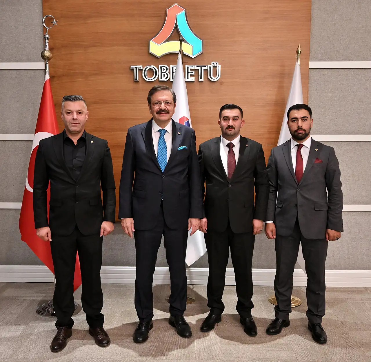 Ağrı Ticaret Borsası heyetinden Hisarcıklıoğlu'na ziyaret