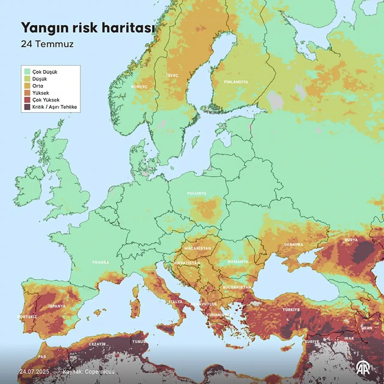 Günün ilk bölümünde 50 ilde sıcaklık 35 derecenin üzerine çıktı!