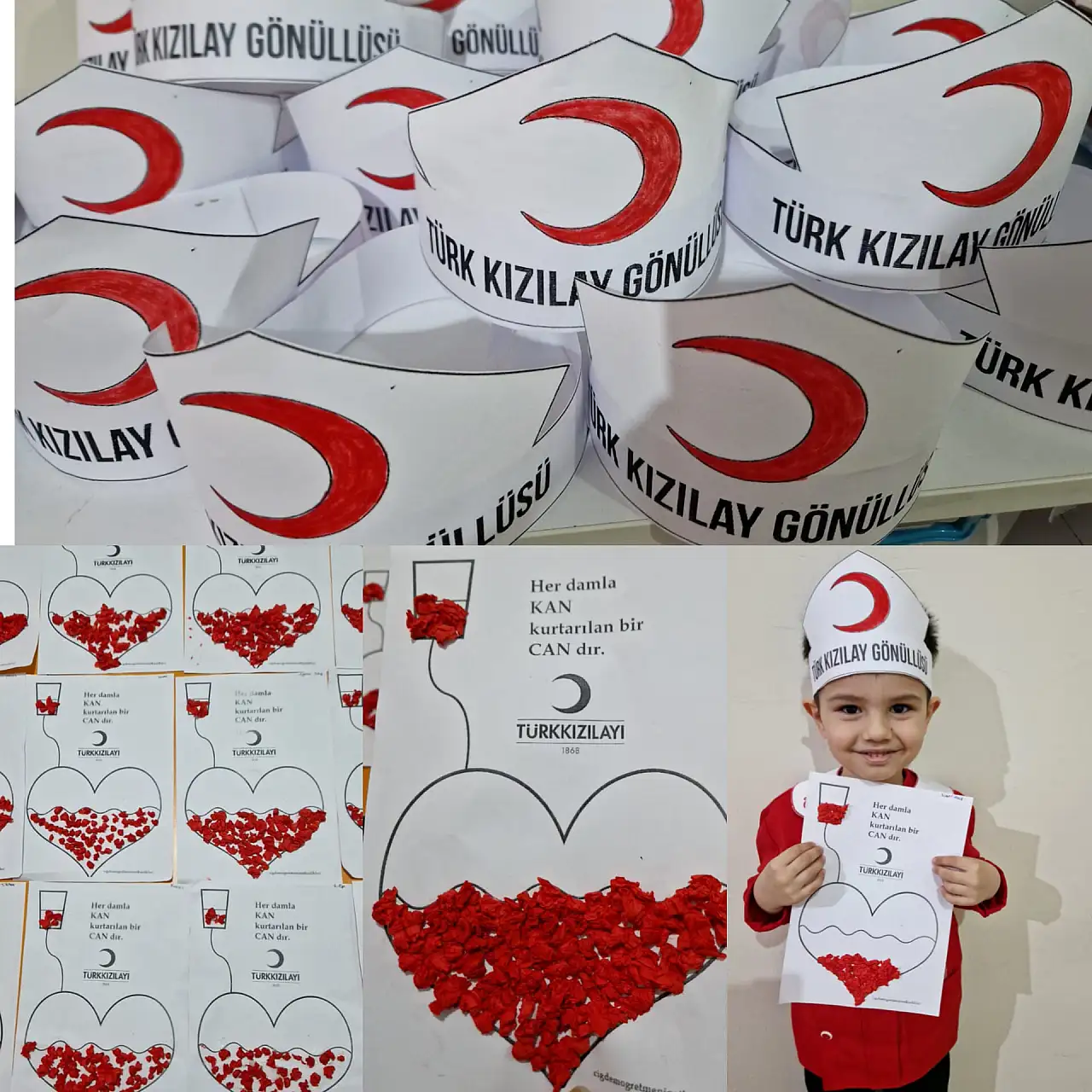 Kızılay Doğubayazıt gönüllüleri miniklere Kızılay'ı eğlenceli yollarla anlattı