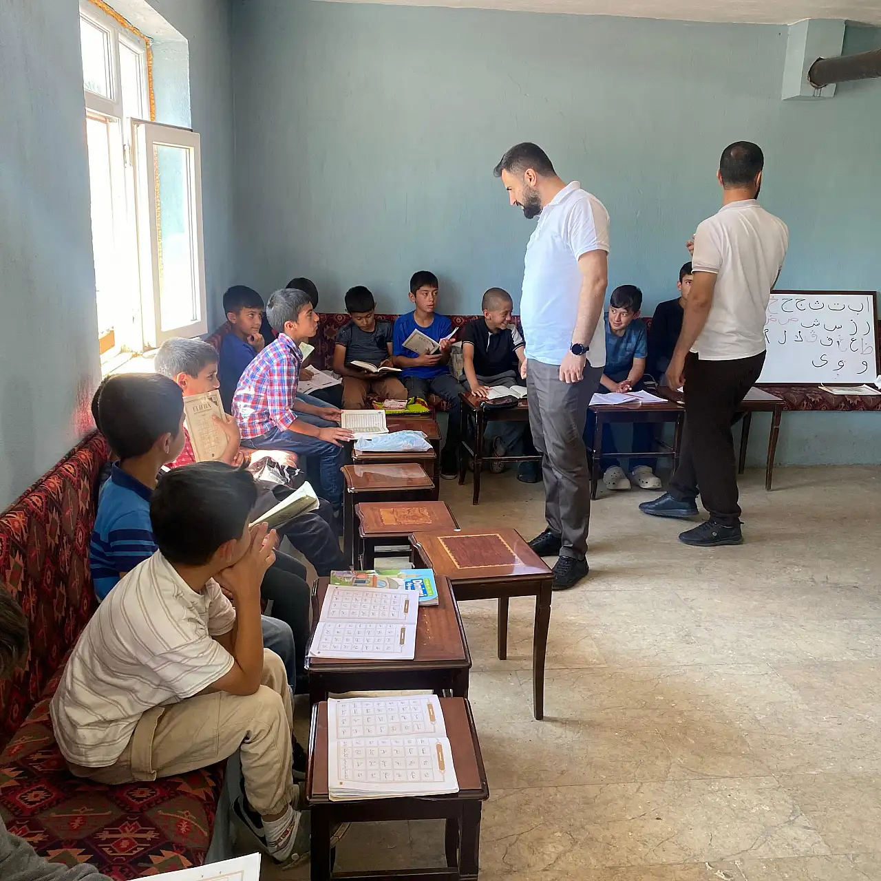 Diyadin'de yaz Kur'an kurslarına ziyaret