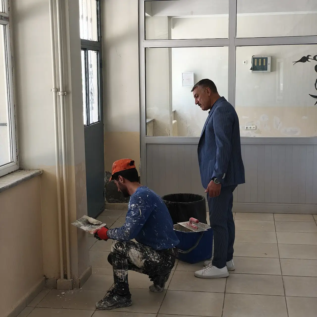 Patnos'ta okullar yeni eğitim yılına hazırlanıyor