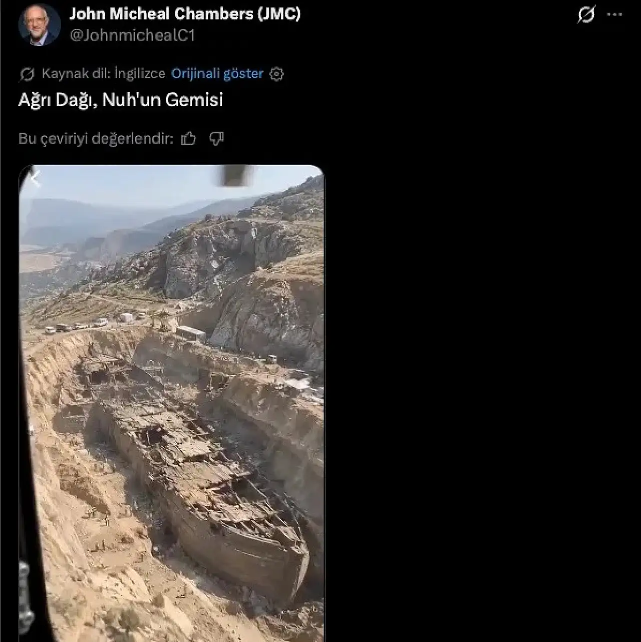Ağrı Dağı'nda Nuh'un Gemisi bulundu iddiasının gerçeği ortaya çıktı