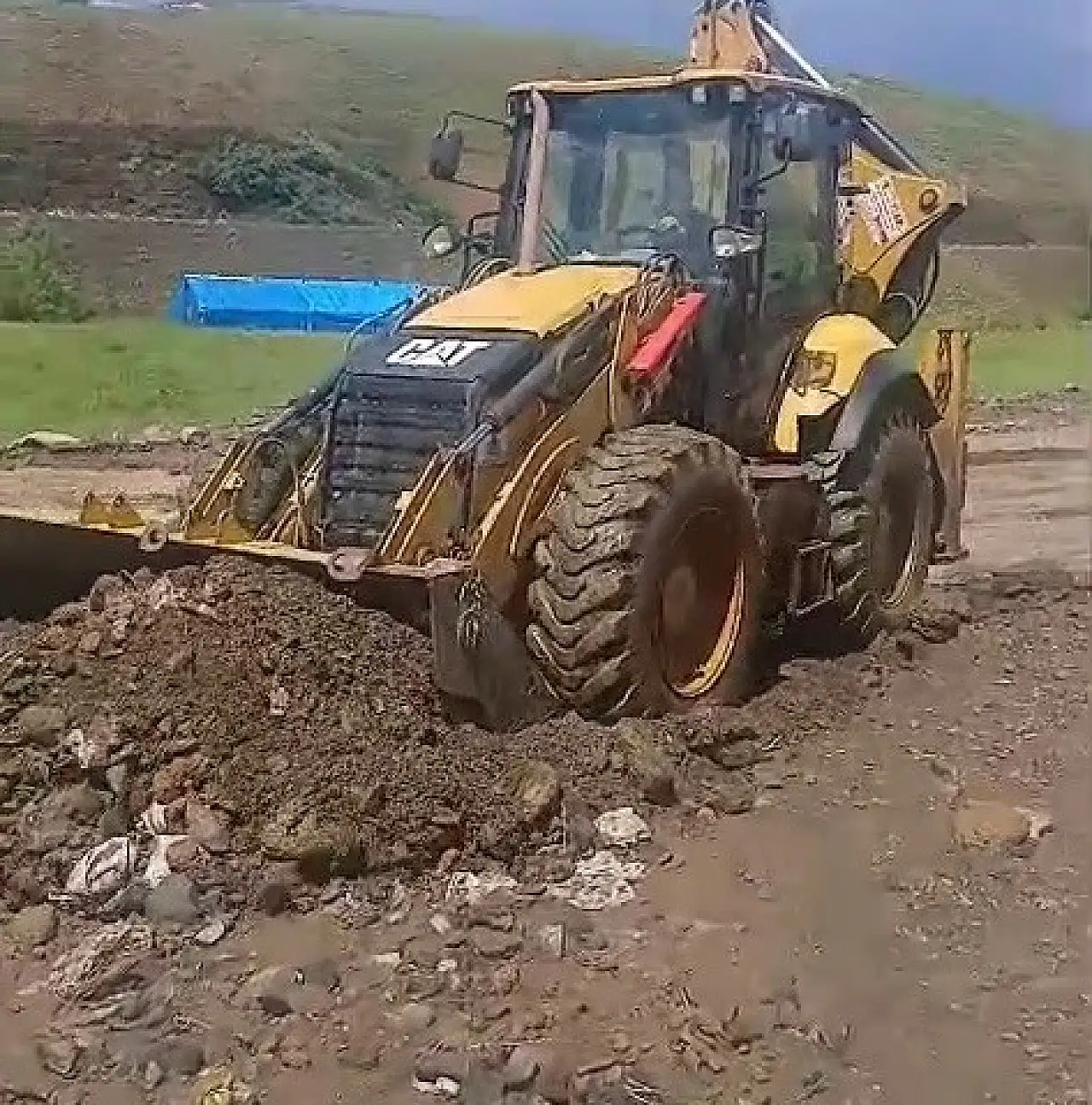 Erzurum'da sağanak sele dönüştü