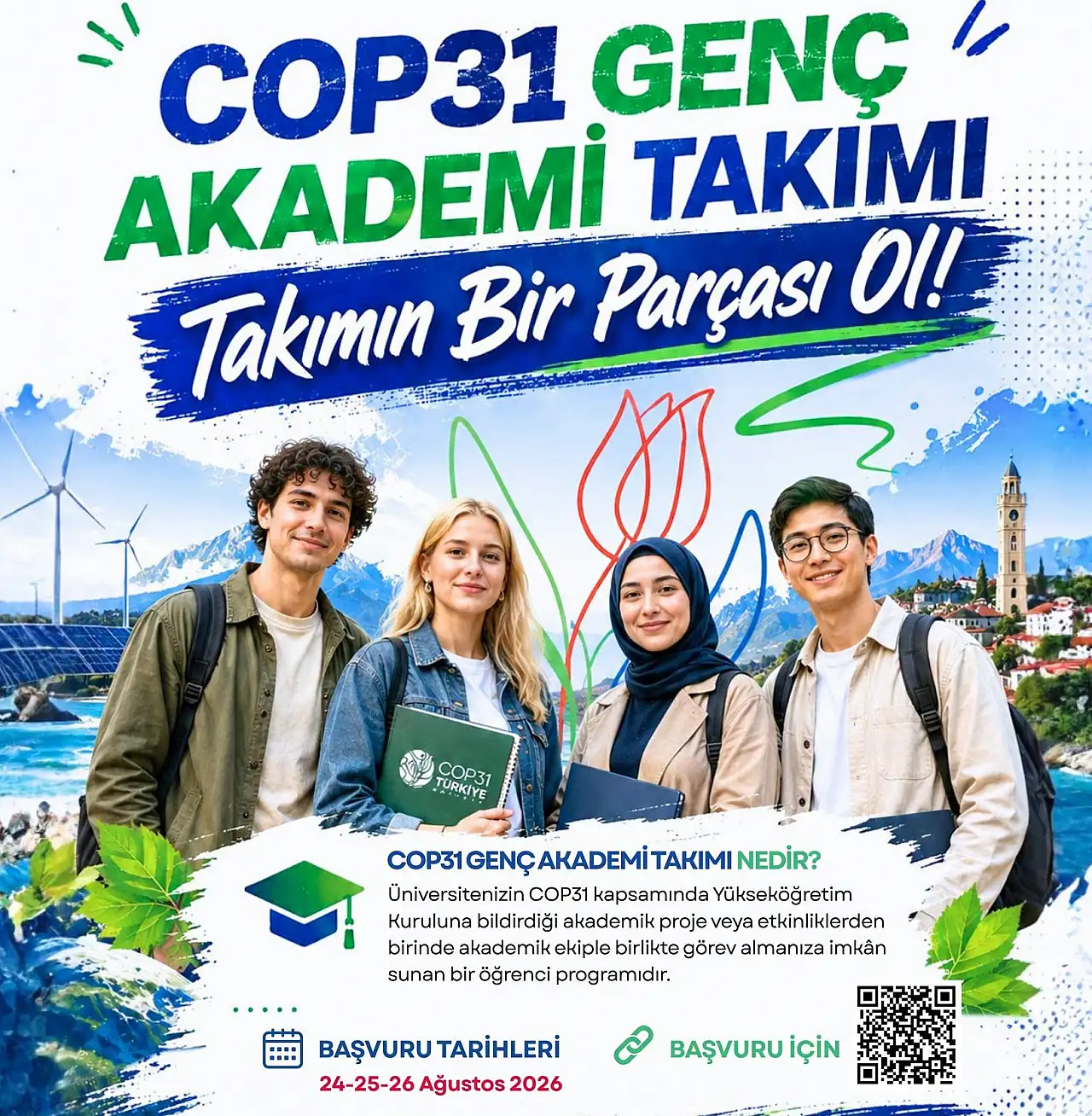 AİÇÜ'den öğrencilere COP31 Genç Akademi Takımı çağrısı