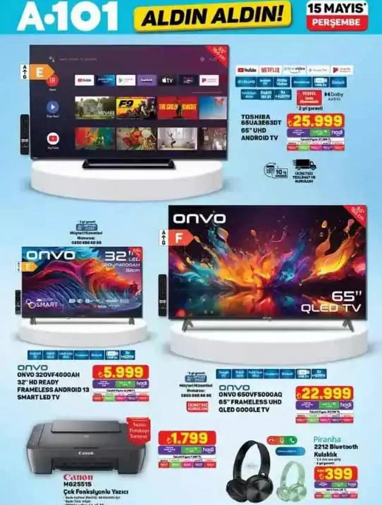 PİYANO ÇAL, BATERİYE VUR, SUYU ŞELALE GİBİ AKIT! A101 15 MAYIS'TA MARKET DEĞİL SAHNEYE DÖNÜŞÜYOR!