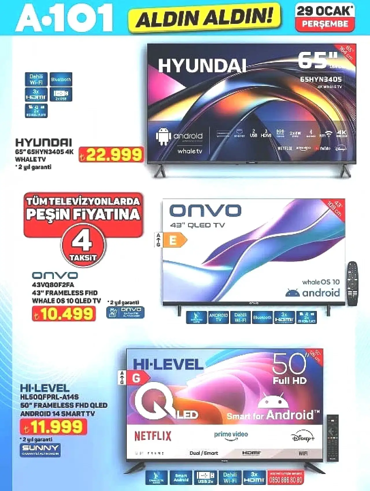 A101'de Motosiklet ve Teknolojide Şok İndirimler! 29 Ocak'ta Kaçırmayın!