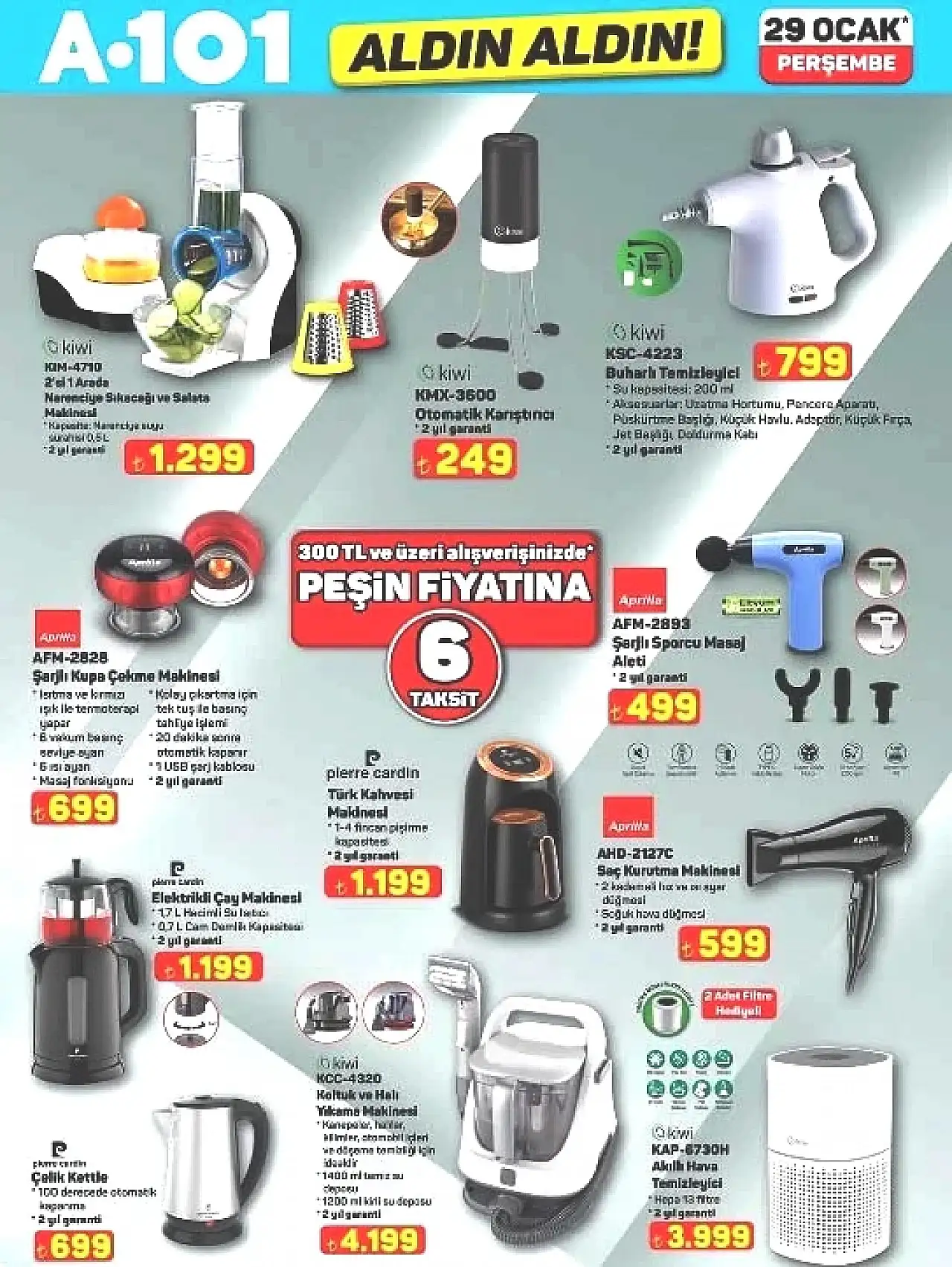 A101'de Motosiklet ve Teknolojide Şok İndirimler! 29 Ocak'ta Kaçırmayın!