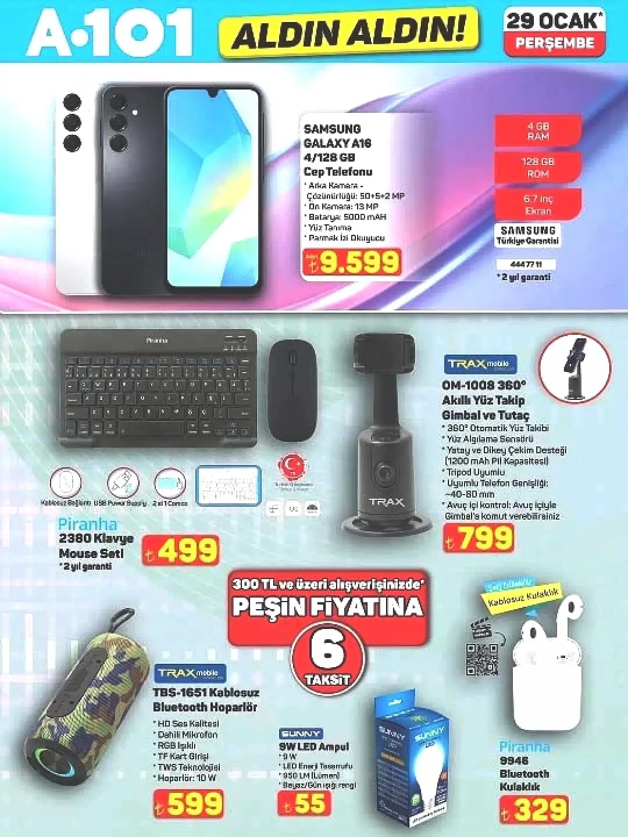 A101'de Motosiklet ve Teknolojide Şok İndirimler! 29 Ocak'ta Kaçırmayın!