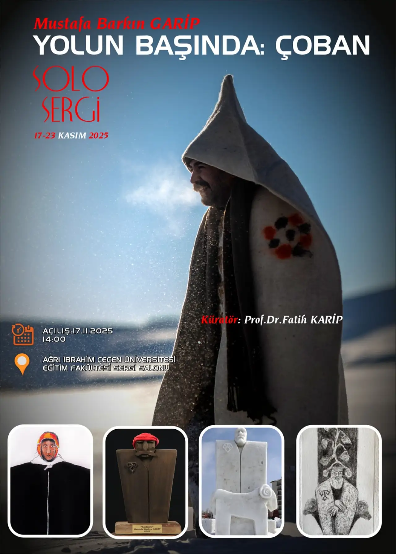 Ağrı'da 'çoban' figürüne çağdaş bir bakış sunan sergi kapılarını açıyor!