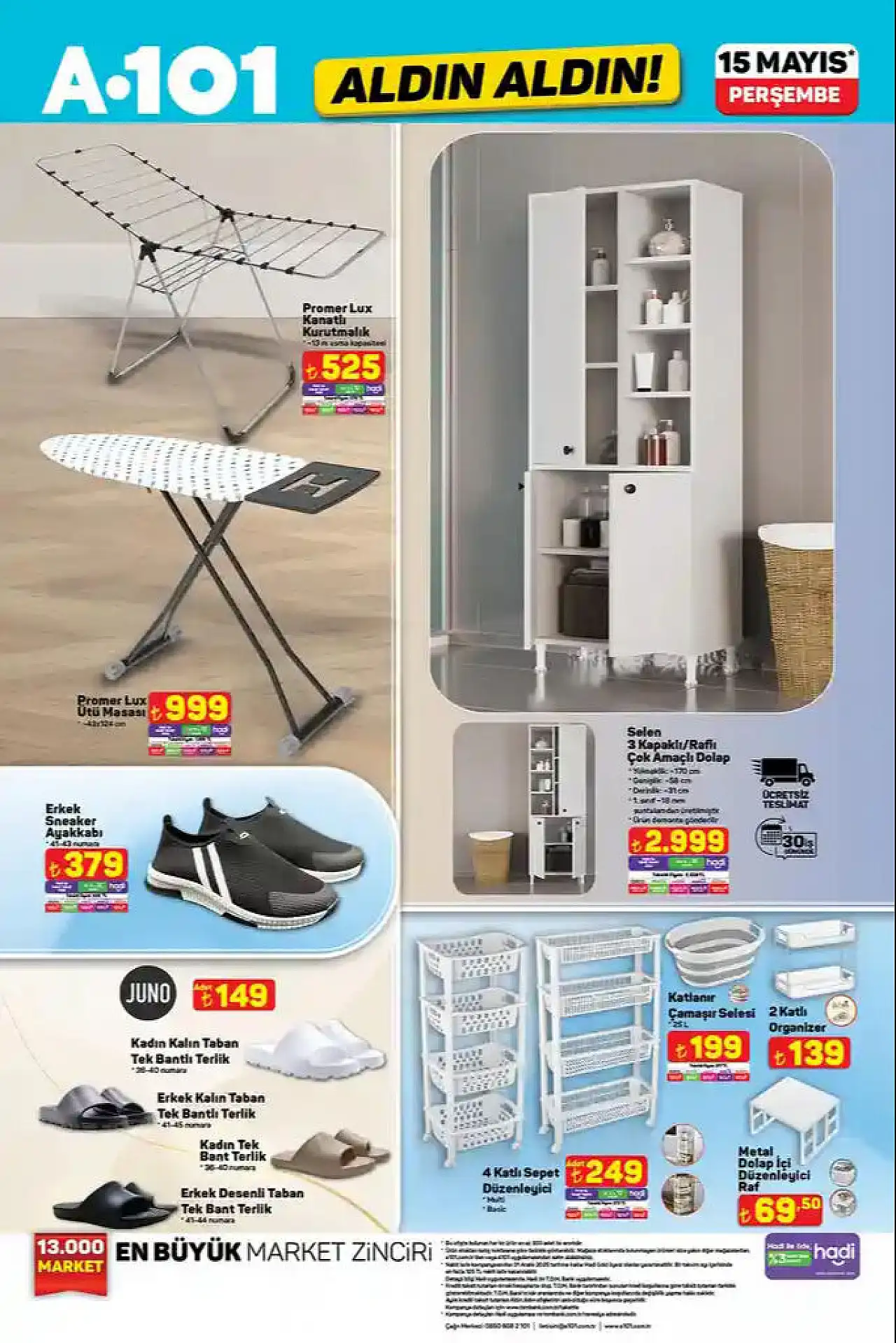 A101 15 Mayıs 2025 Patladı! Buzdolabı, Silikon Tabancası, Oyuncaklar ve Daha Fazlası Yıkılıyor!