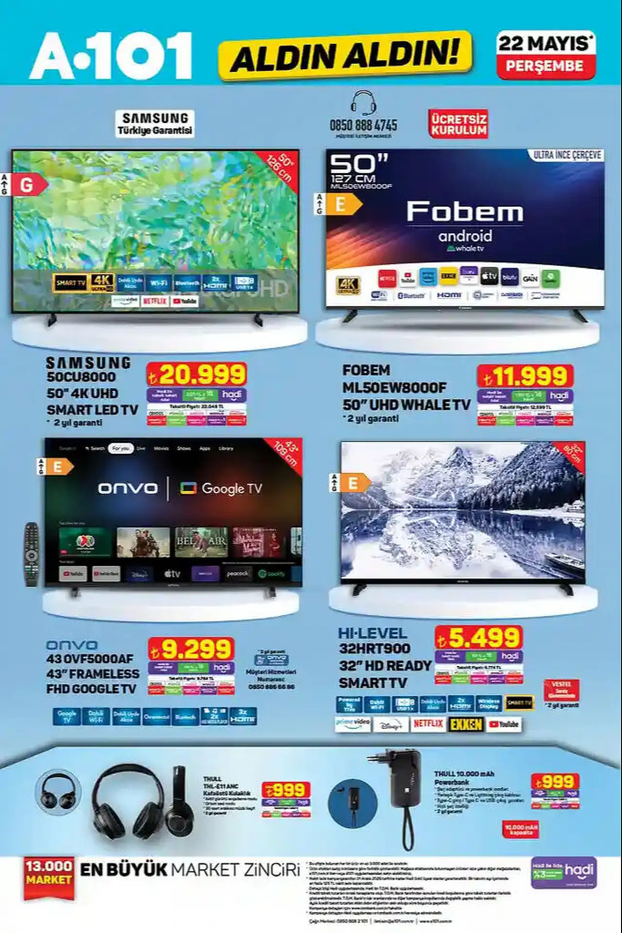 A101'e Yaz Geldi, Ama Bu Geliş Başka Bir Geliş! 22 Mayıs Kataloğuyla A101 Sınırları ZORLUYOR!