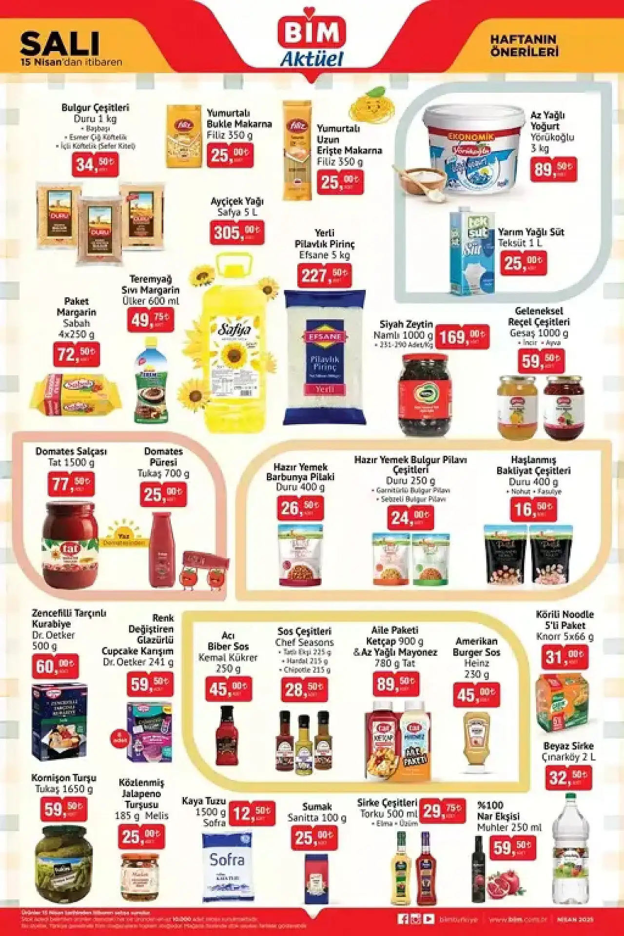 BİM'den Yeni Ürün Yağmuru: 15-16-18 Nisan Kataloğu Yayınlandı!