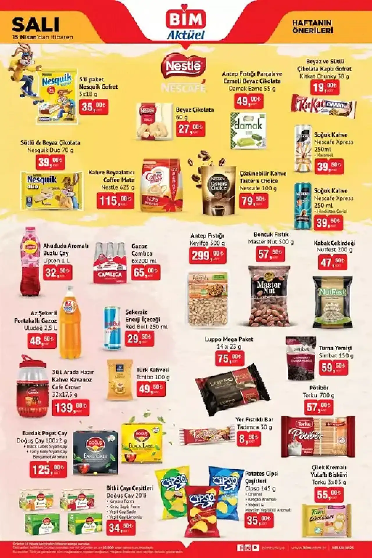 BİM'den Yeni Ürün Yağmuru: 15-16-18 Nisan Kataloğu Yayınlandı!