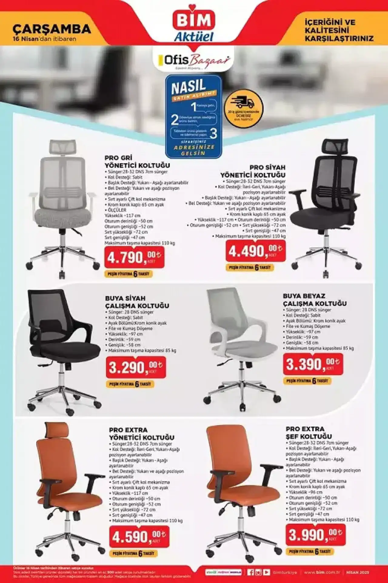 BİM'den Yeni Ürün Yağmuru: 15-16-18 Nisan Kataloğu Yayınlandı!