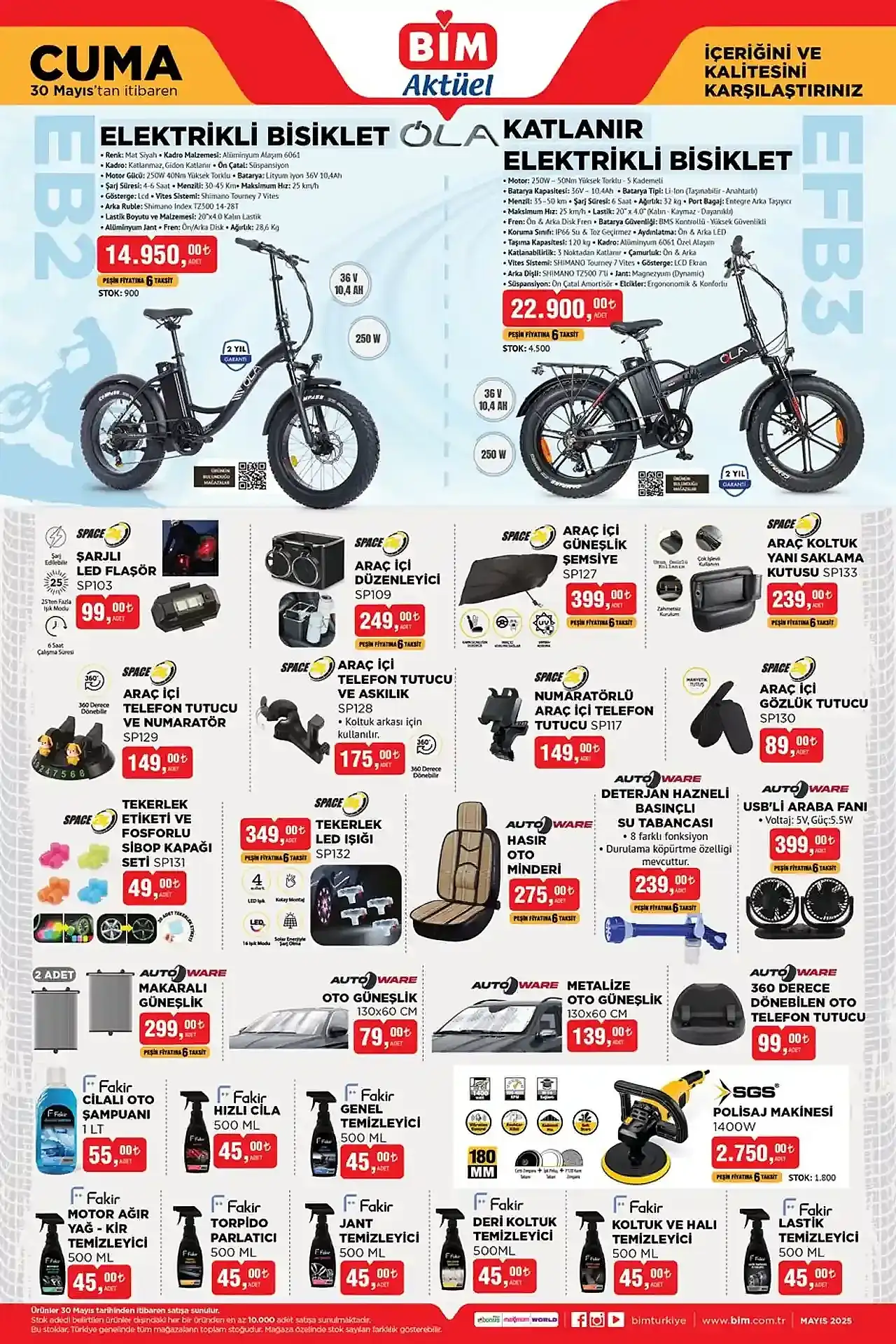BİM'DEN ÇILGIN FIRSAT! 30 MAYIS 2025'TE ELEKTRİKLİ BİSİKLET DEVRİMİ BAŞLIYOR!