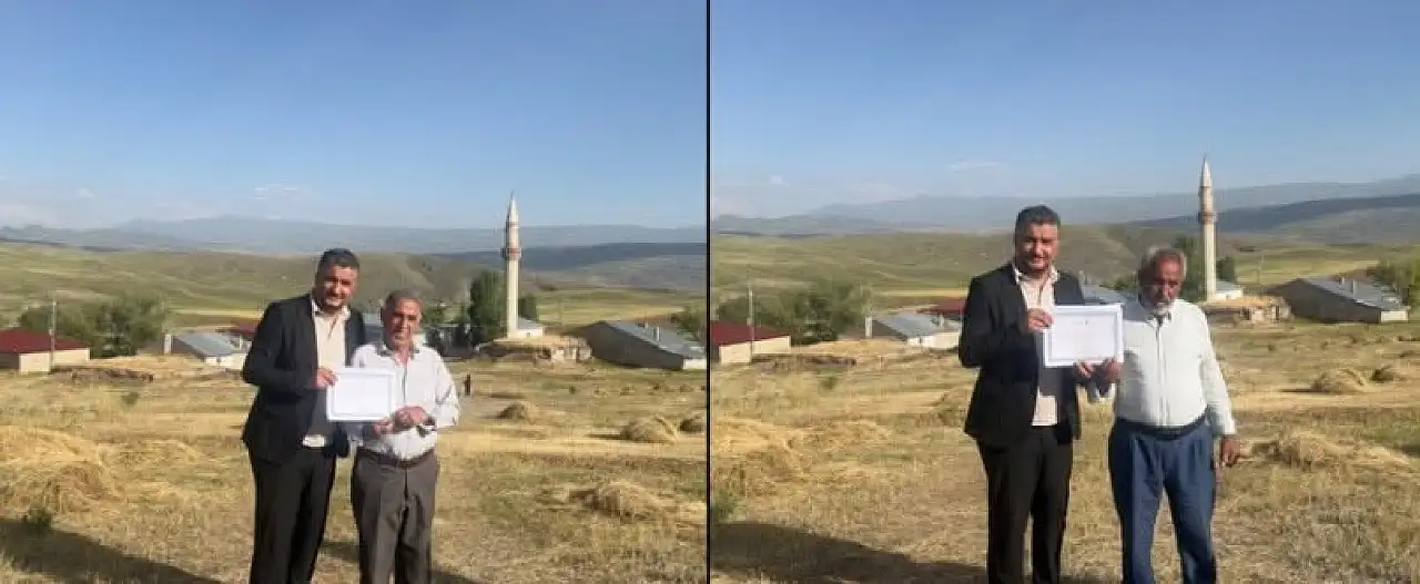 AK Parti Diyadin İlçe Başkanı Naci Kaya köy ziyaretlerinde vatandaşlarla buluştu