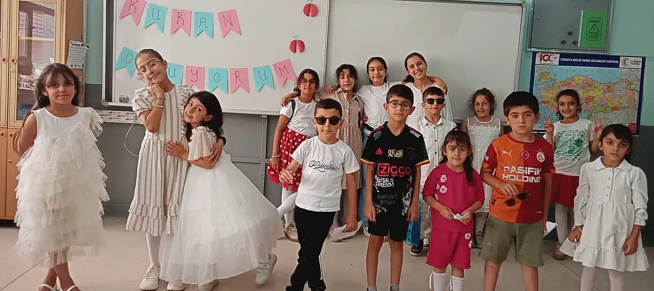 TÜGVA'nın Ağrı'daki yaz okullarında öğrenciler için veda zamanı