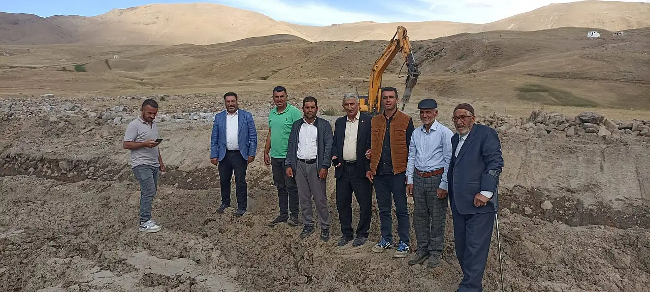 Hamur'un Kaçmaz Köyü'nde yıllardır beklenen çalışma başladı