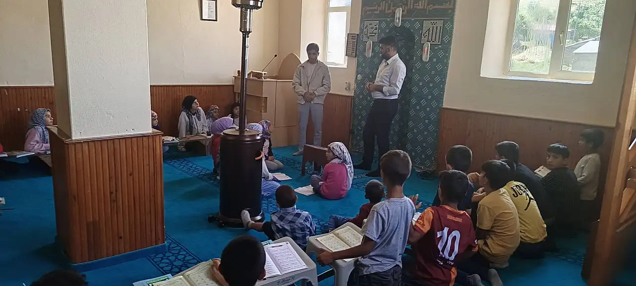 Taşlıçay'da Yaz Kur'an Kurslarına anlamlı ziyaret