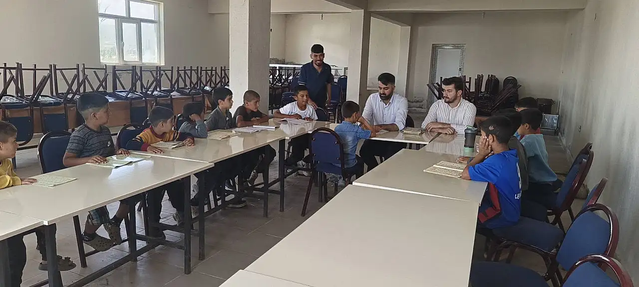 Taşlıçay'da Yaz Kur'an Kurslarına anlamlı ziyaret