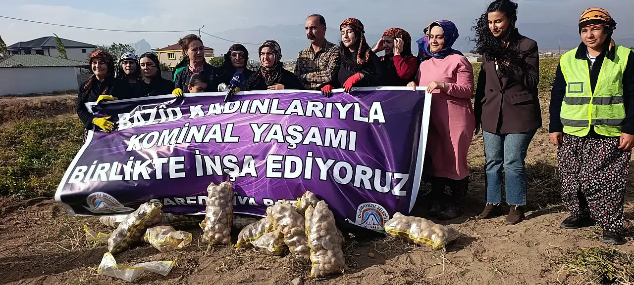 Doğubayazıt'ta tarladan sofraya dayanışma başladı