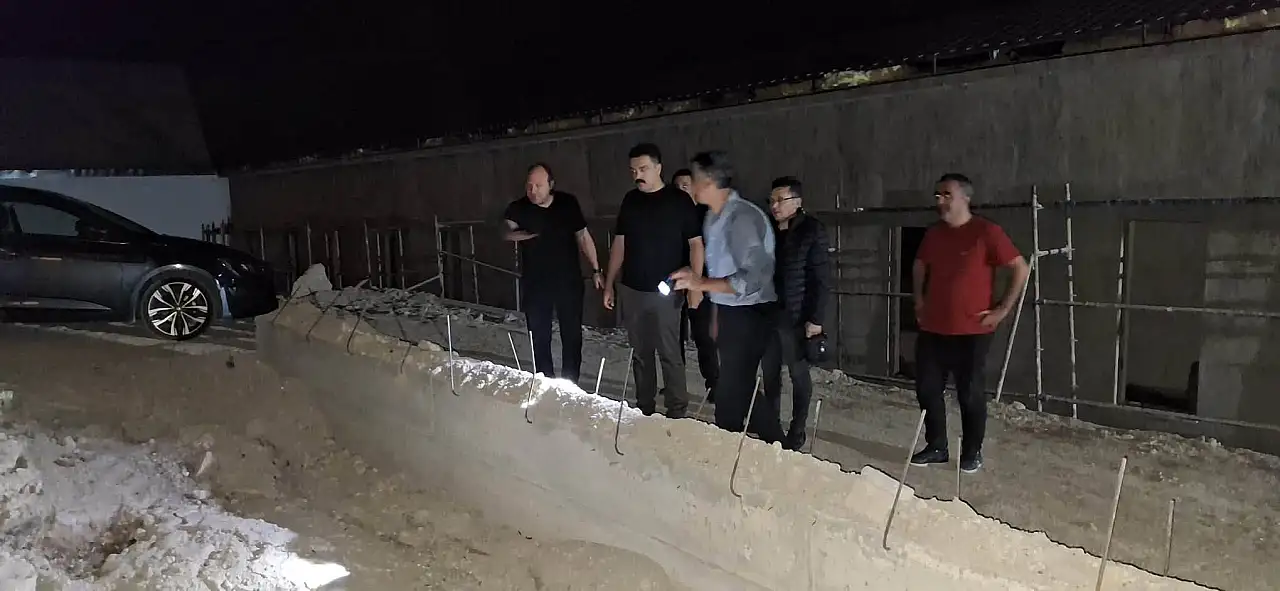 Patnos Devlet Hastanesi'nde Acil Servis genişletme çalışmaları sürüyor