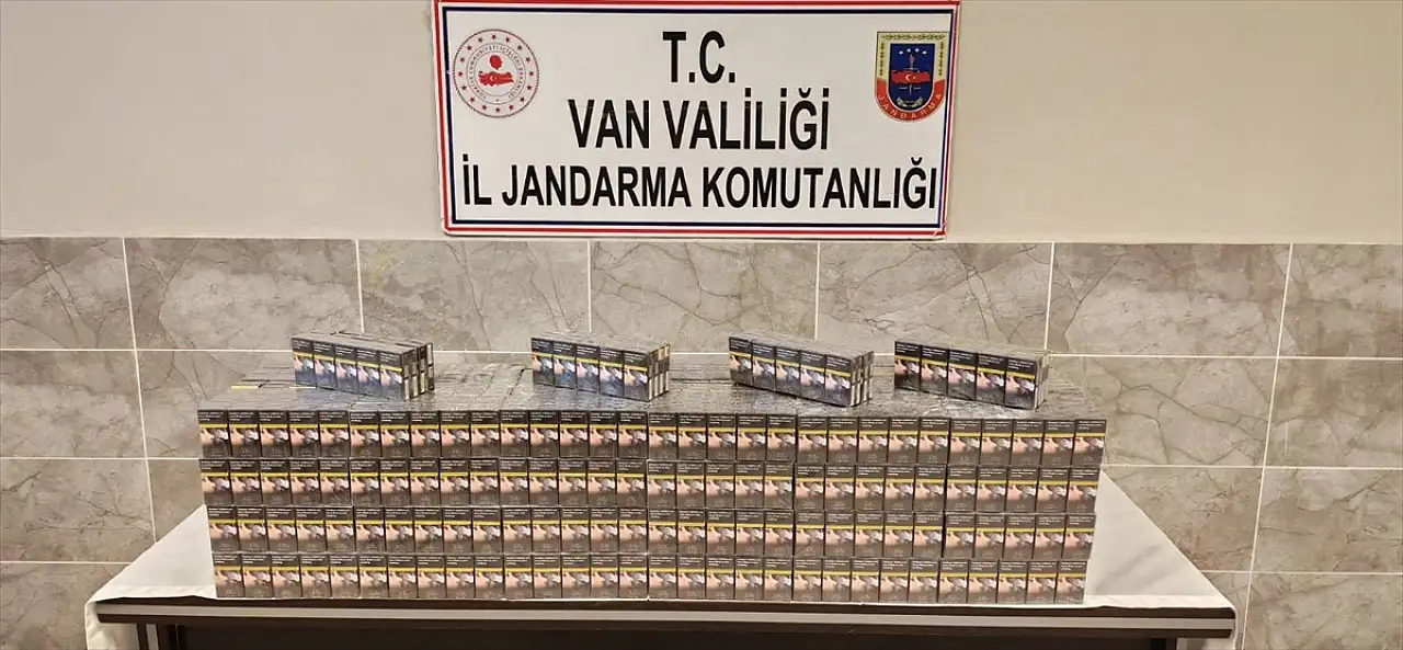 Van'da kaçak sigara operasyonu: 42 bin 832 paket ele geçirildi