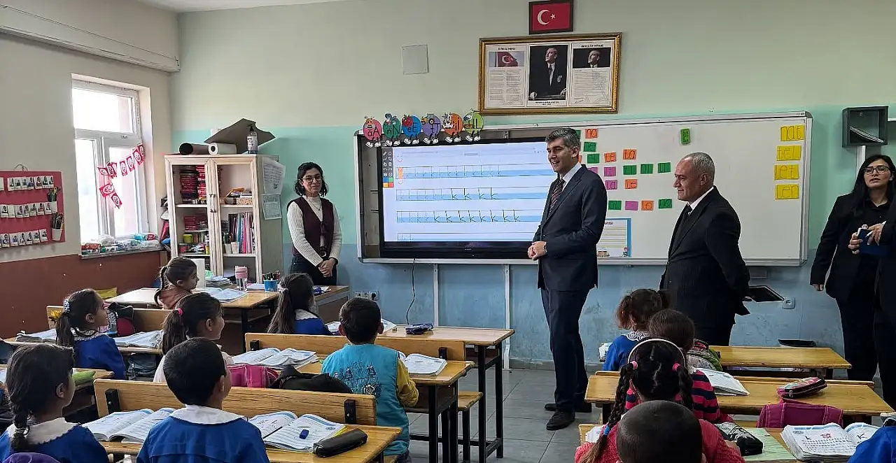 Diyadin Kaymakamı Korkusuz'dan okullara ara tatil sonrası ziyaret