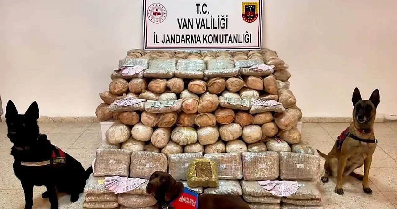 Van'da uyuşturucu operasyonu: 333 kilo skunk ele geçirildi