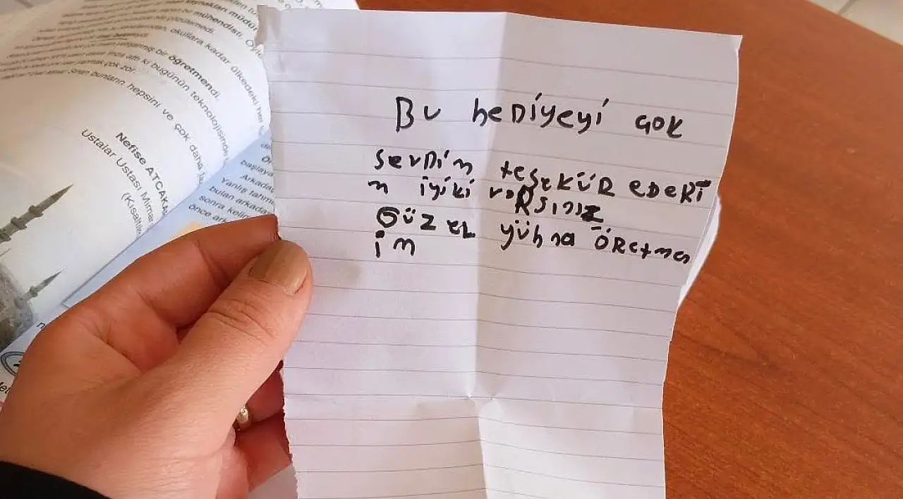 Diyadin'de öğretmen ve öğrencisinden yürek ısıtan hikâye