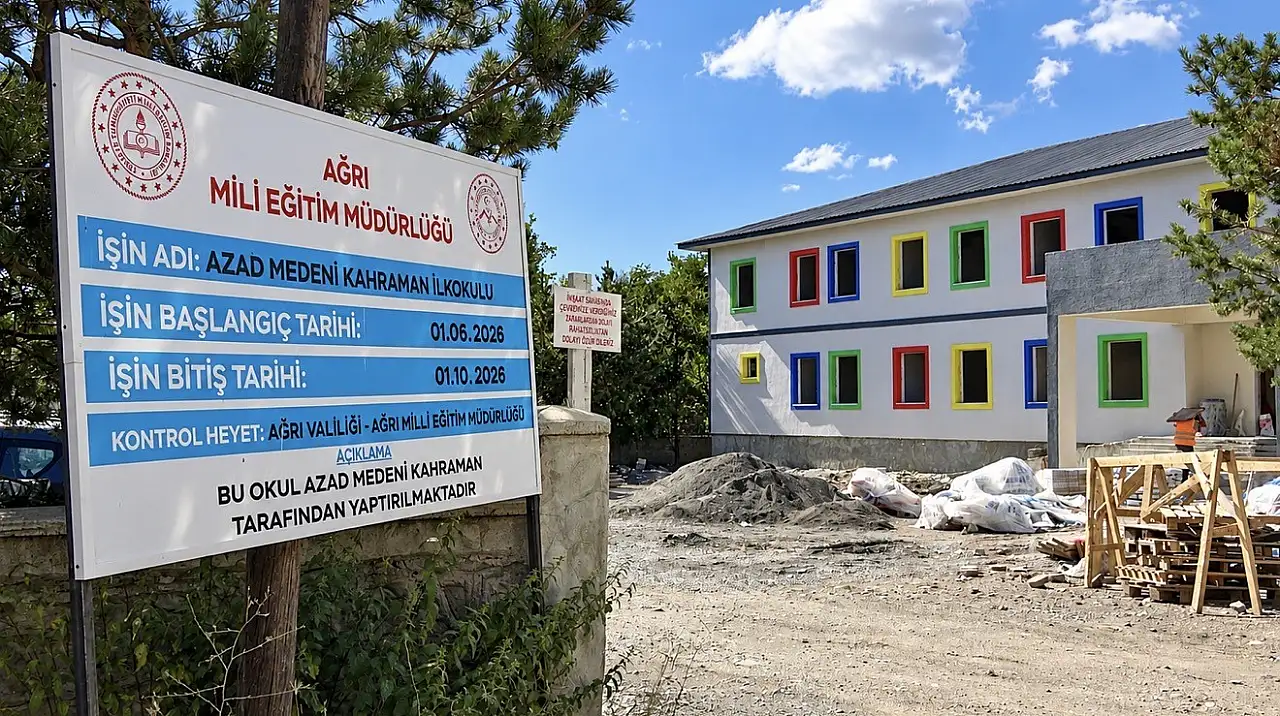 Ağrılı iş insanı memleketine eğitim yatırımlarıyla vefa gösteriyor