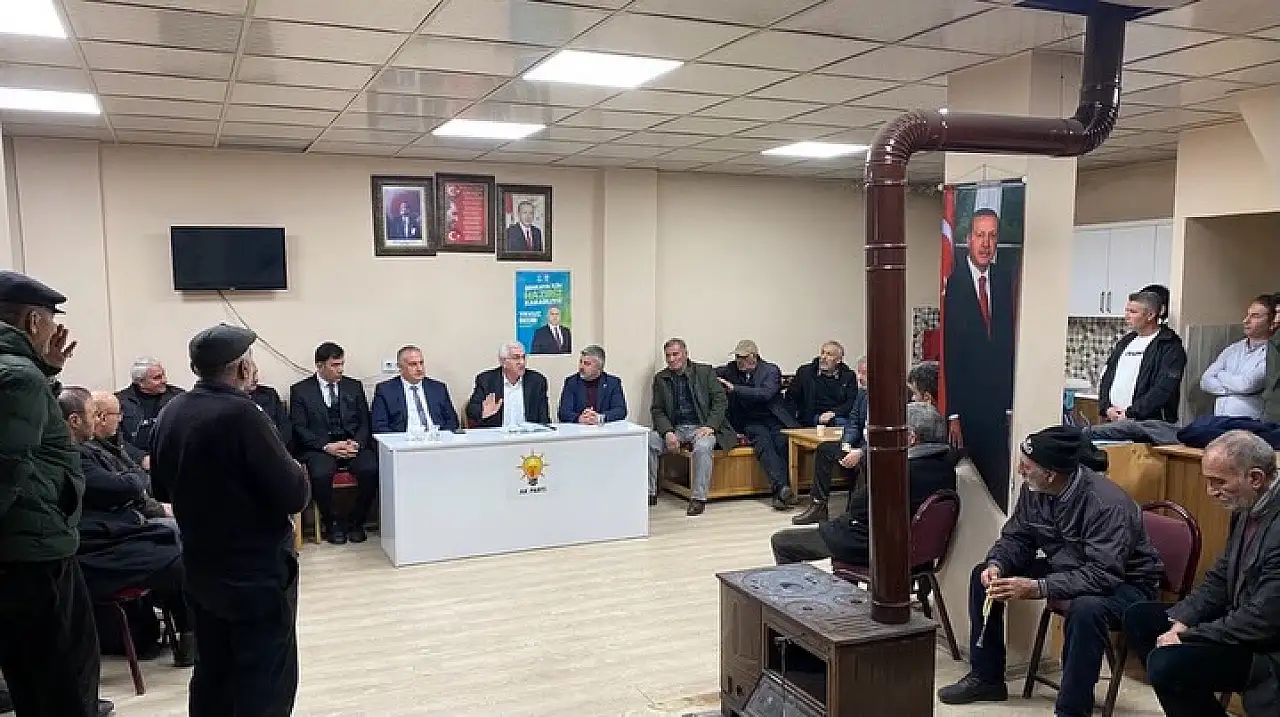 Erzurum Şenkaya Akşar Mahallesi'nde İstişare Toplantısı