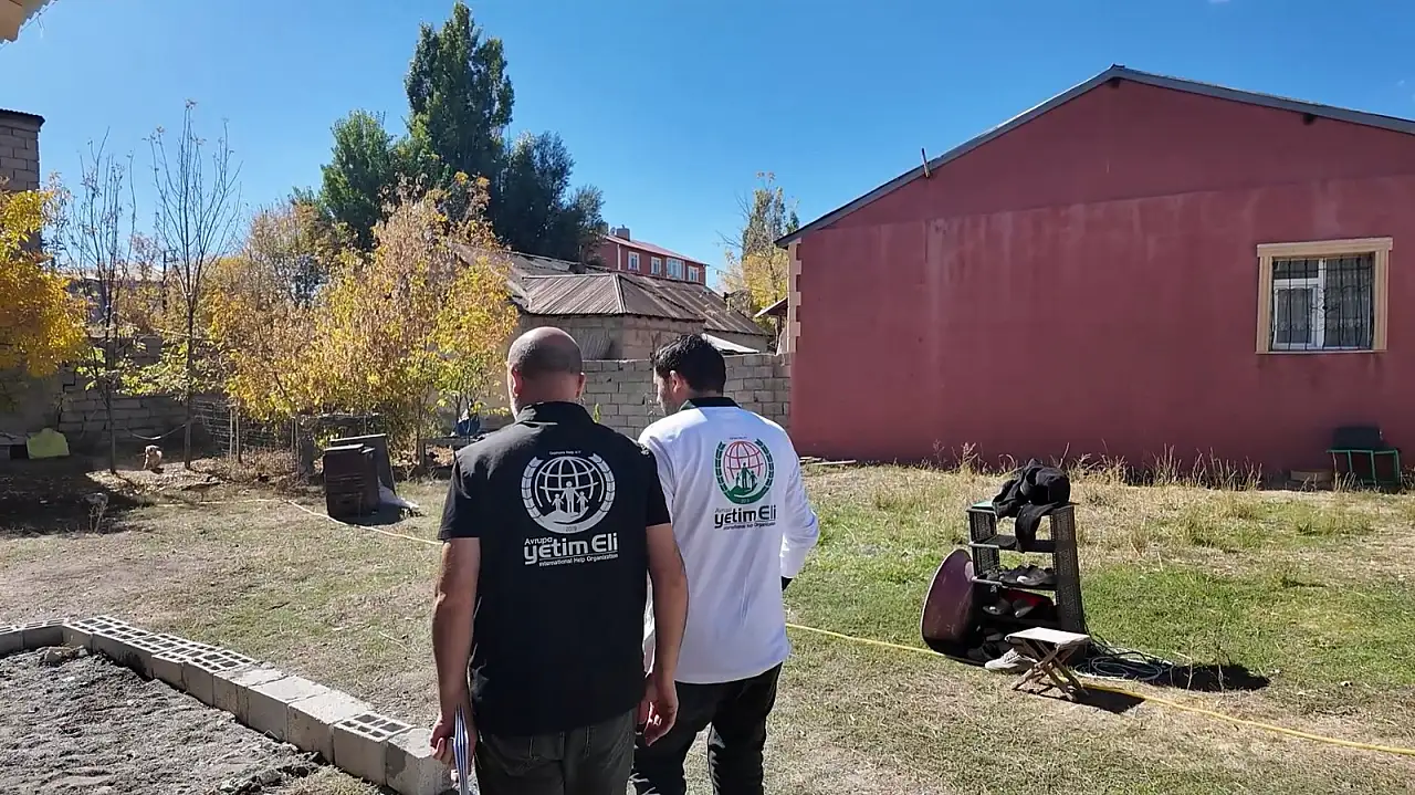 Ağrı'da ihtiyaç sahiplerine Avrupa'dan uzanan yardım eli