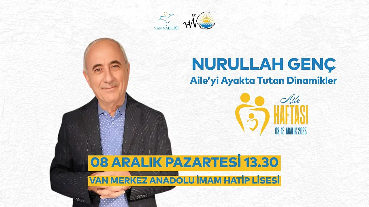 Van Büyükşehir Belediyesi'nden Aile Haftası'na Özel Söyleşi Programı