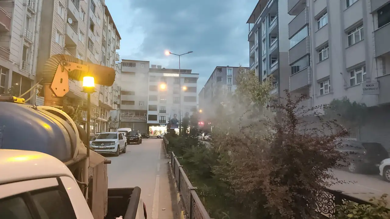 Doğubayazıt'ta halk sağlığı için kapsamlı ilaçlama çalışması