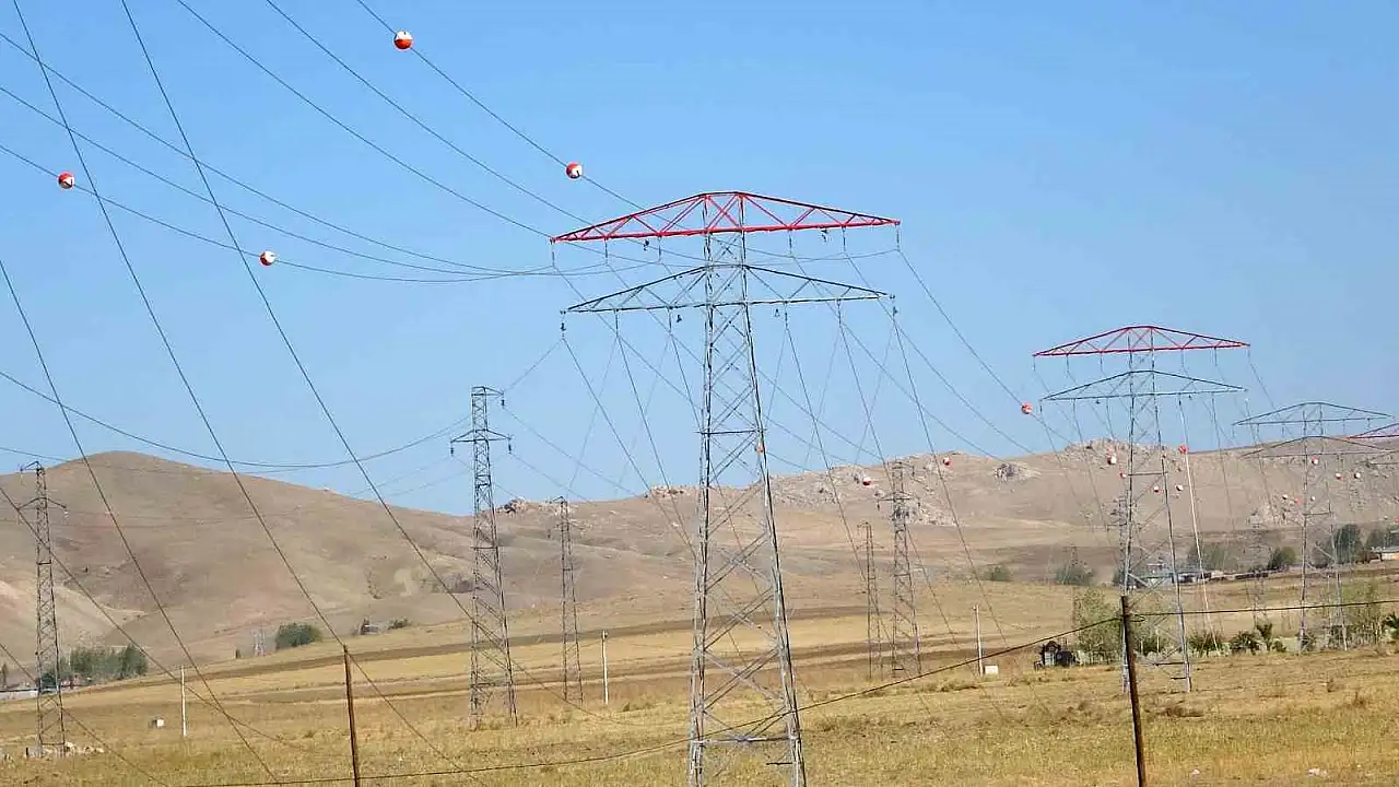 Van'da 31 kilometrelik yüksek gerilim hattı tamamlandı, yaban kuşları için özel önlemler alındı