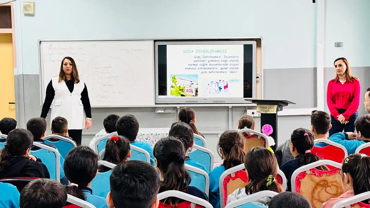 Ağrı'da öğrencilere gıda güvenliği ve israf eğitimi verildi