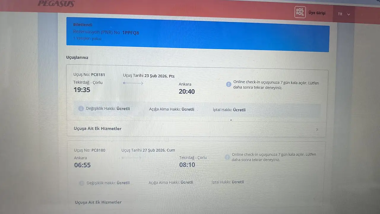 Tekirdağ Ankara Arası Uçakla Ne Kadar Sürer? (Çorlu Havalimanı İle Esenboğa)