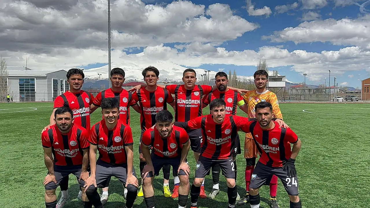 Bayazıtspor, Tutakspor'u 8-4 mağlup etti