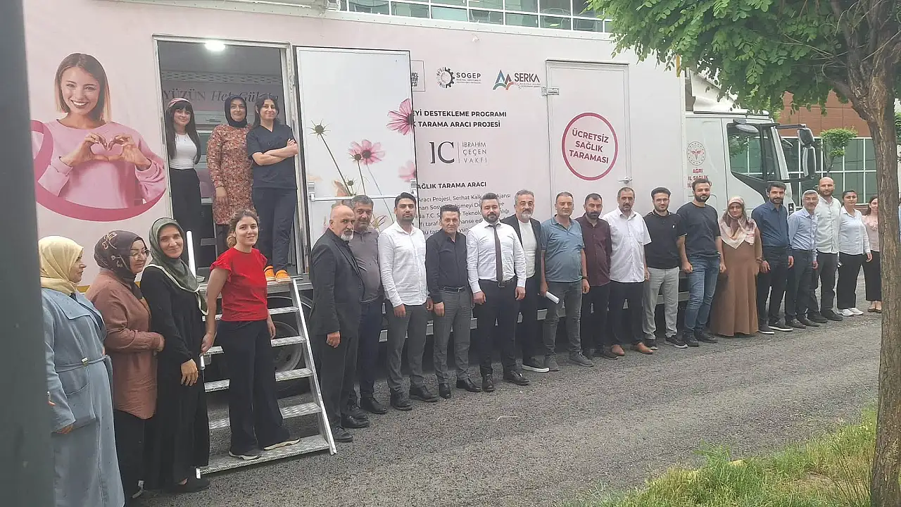 Ağrı'da Gezici Kanser Tarama Aracı vatandaşlarla buluştu