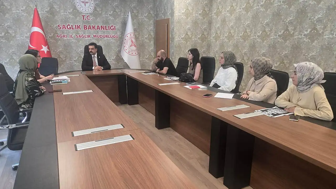 Ağrı'da sağlık tesislerindeki yemek ve diyet hizmetleri masaya yatırıldı