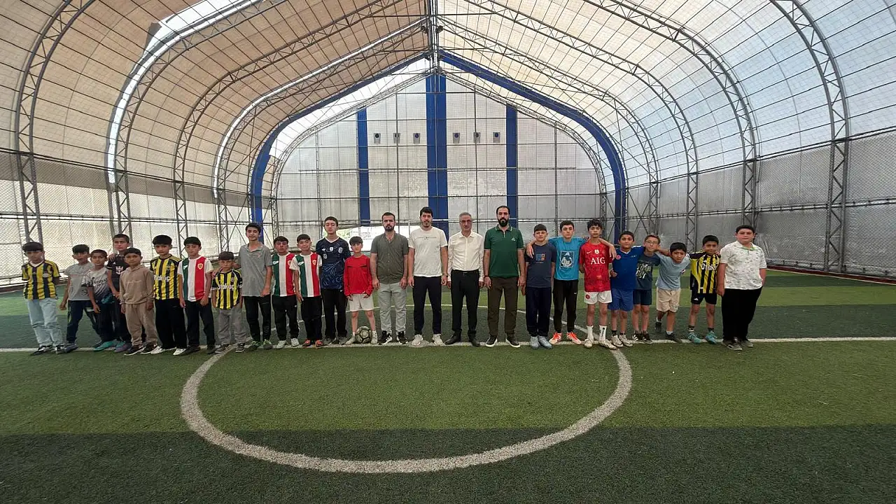 Diyadin'de Yaz Kur'an Kursları futbol turnuvası tamamlandı