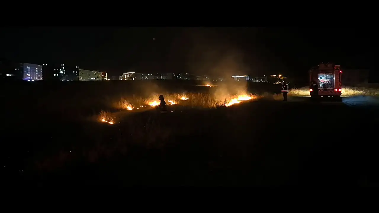 Erzurum'da aynı bölgede ikinci yangın paniği