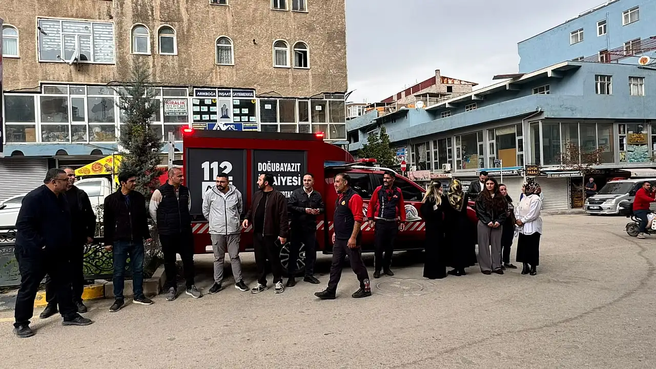Doğubayazıt'ta deprem tatbikatı