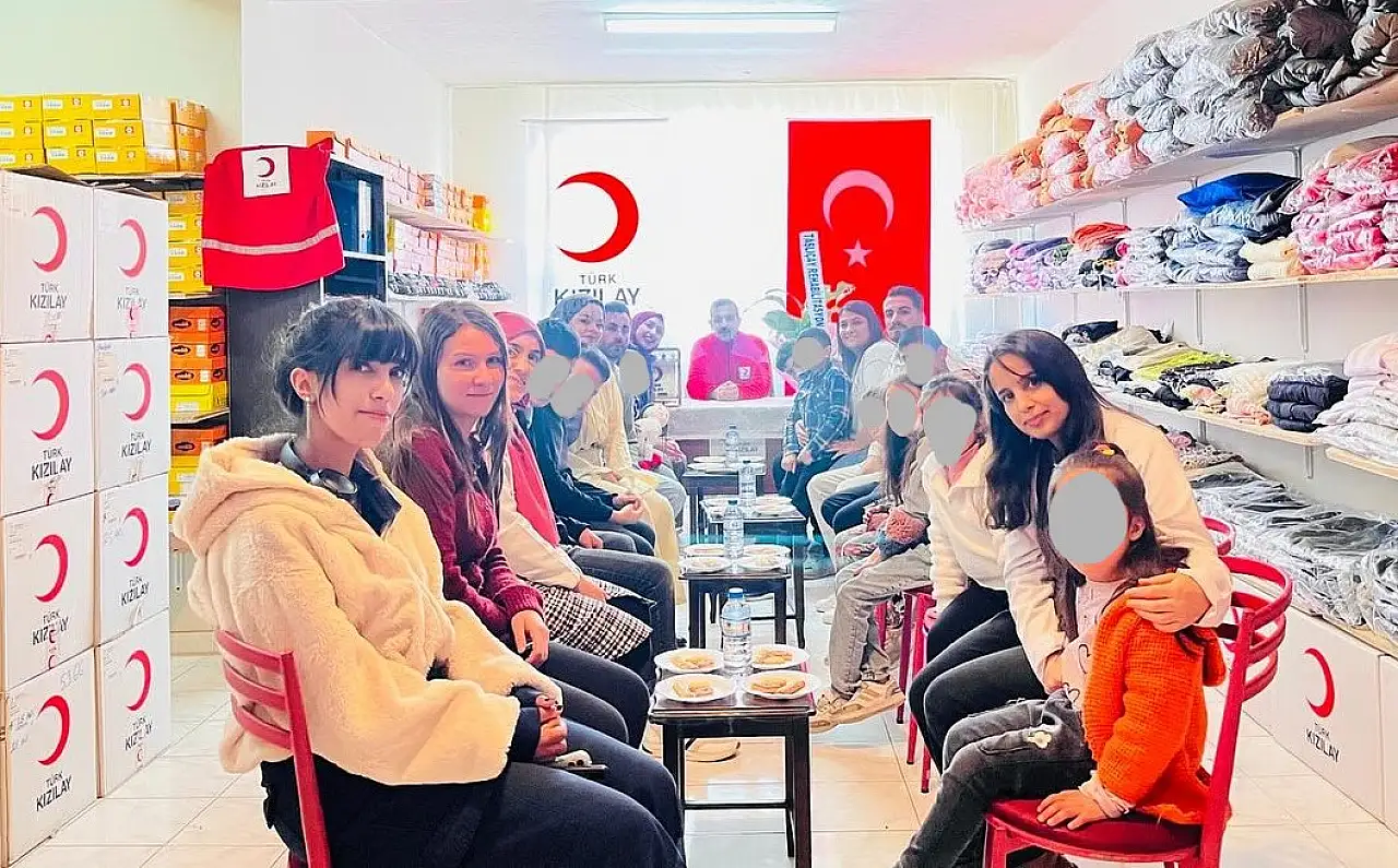 Taşlıçay'da Kızılay haftasında anlamlı ziyaret