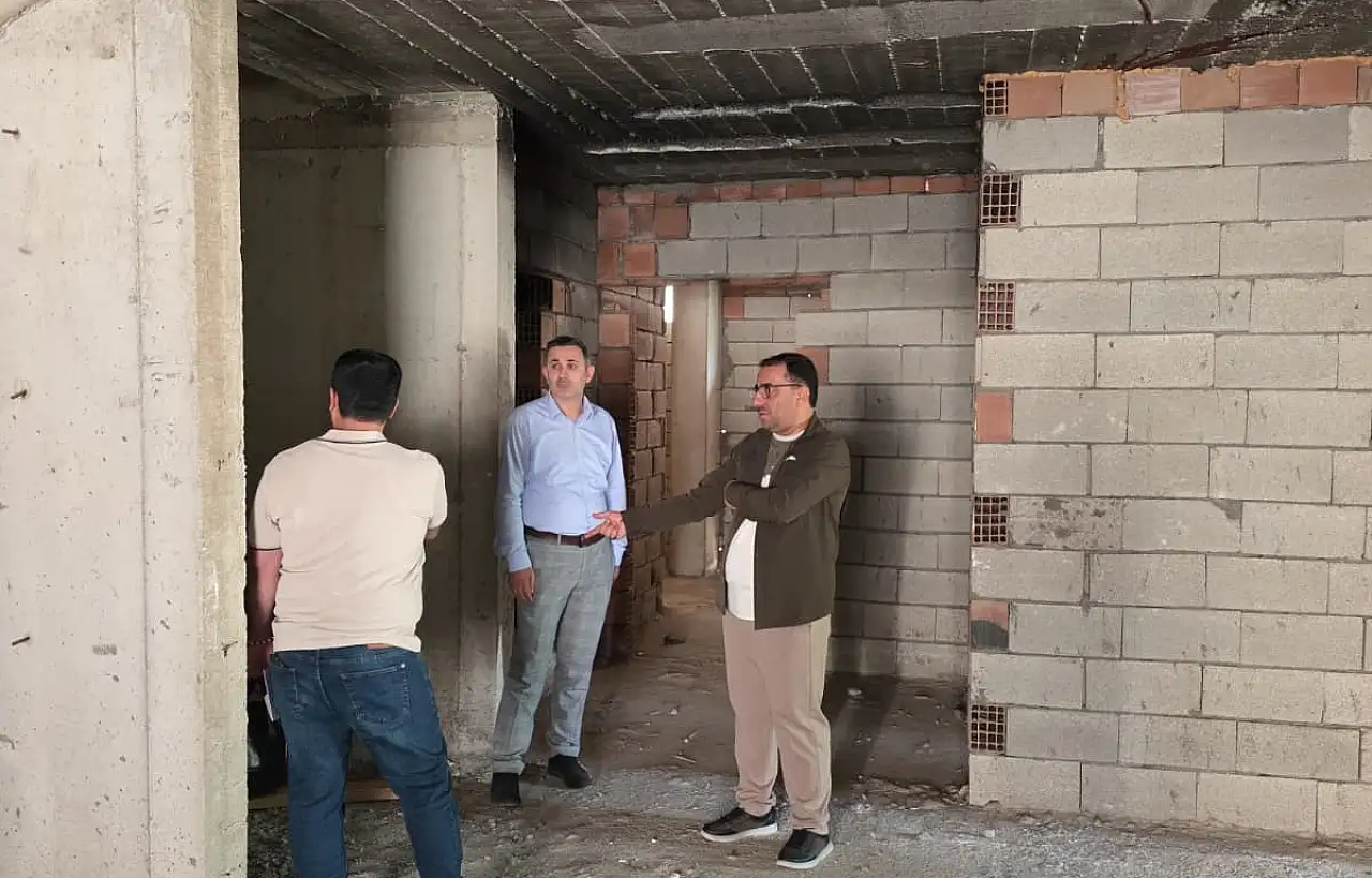 Doğubayazıt'ta cami ve hafızlık kursu inşaatı yükseliyor