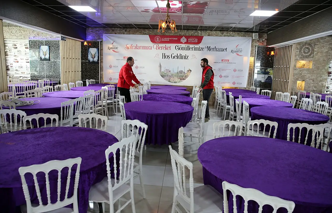 Bitlis Vakıflar Bölge Müdürlüğü 6 ilde günlük iftar verecek